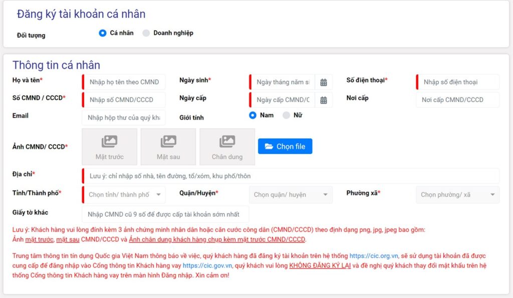 Cách kiểm tra nợ xấu bằng CCCD/CMND nhanh, chính xác