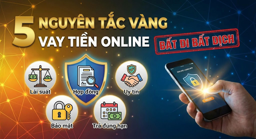 5 Nguyên tắc Vàng vay tiền online “Bất di bất dịch”