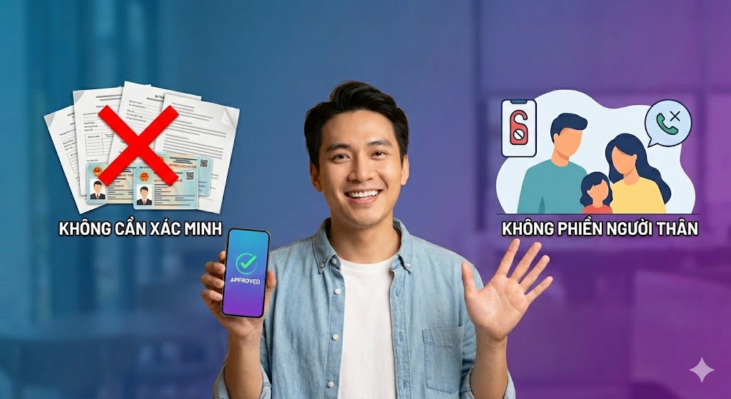 Vay nhanh 5 triệu cấp tốc, không cần xác minh