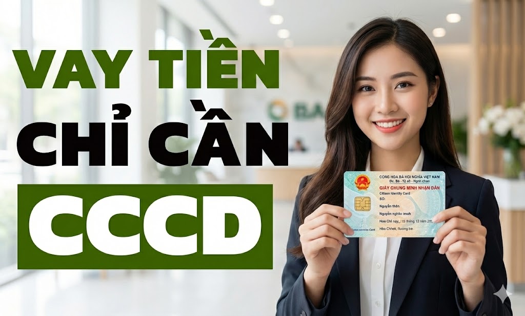 Vay tiền gấp chỉ cần CCCD
